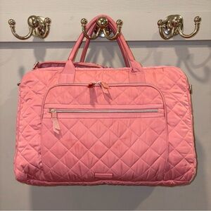 Vera Bradley Strawberry Ice Lay Flat Weekender Travel Bag